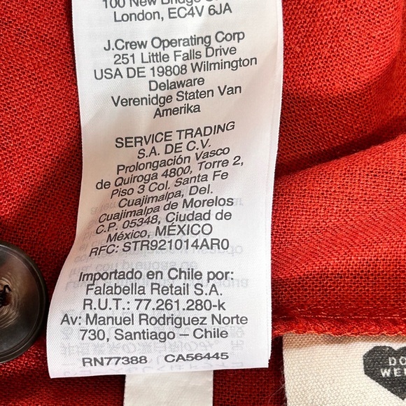 Madewell Red Boxy Ruffled Tank Top - Picture 6 of 9